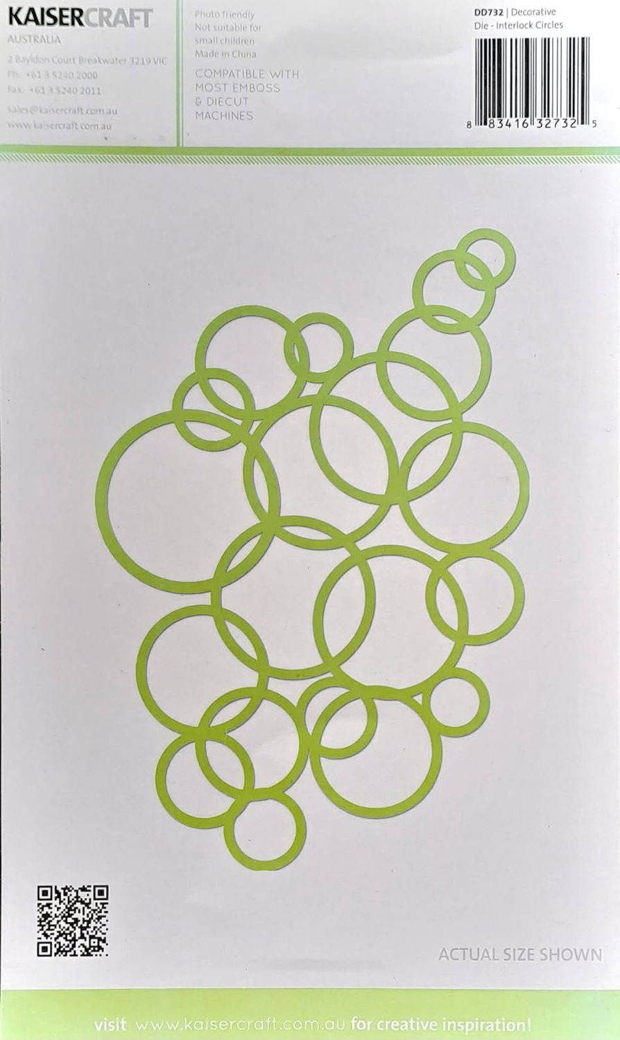 Kaisercraft - Decorative Die - Seaside - Interlock Circles
