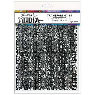 Ranger - Dina Wakley - Transparencies - Typography Set 2