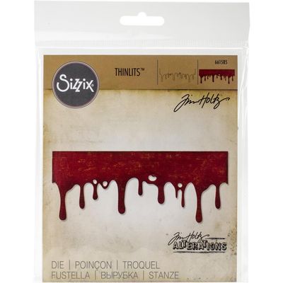 Sizzix - Tum Holtz - Thinlits Dies - Drip Edge