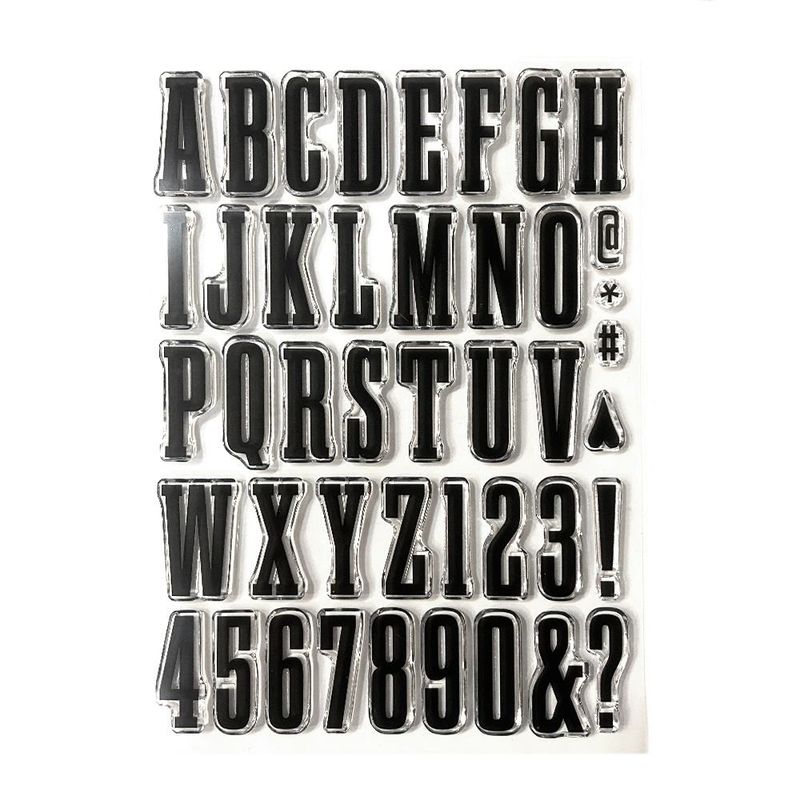 Elizabeth Craft Design - Clear Stamps - Bold Alphabet