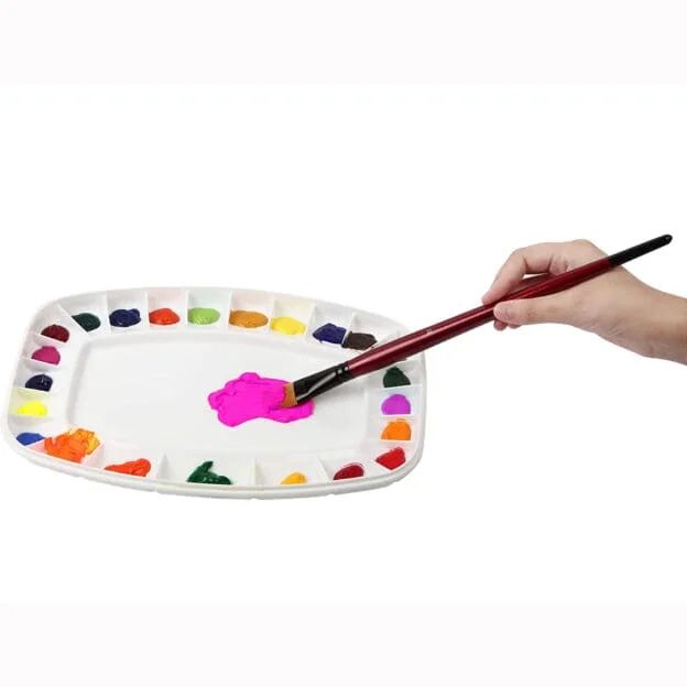 Renoir - Plastic Palette with Lid - 24 Paint Wells