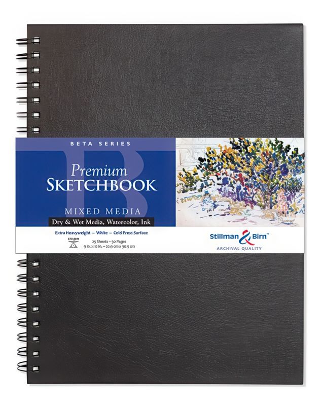 Stillman &amp; Birn - Premium Sketchbook - BETA Range - Spiral Bound - 9&quot;x12&quot; Portrait