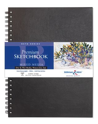 Stillman &amp; Birn - Premium Sketchbook - BETA Range - Spiral Bound - 9&quot;x12&quot; Portrait