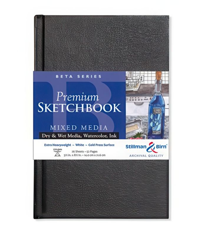 Stillman &amp; Birn - Premium Sketchbook - BETA Range - Hard Bound - 5.5&quot;x8.5&quot; Portrait