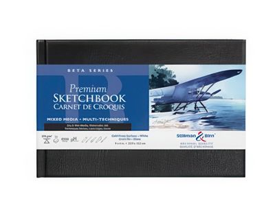 Stillman &amp; Birn - Premium Sketchbook - BETA Range - Hard Bound - 9&quot;x6&quot; Landscape