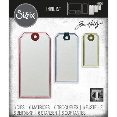 Sizzix - Thinlits Dies by Tim Holtz - Framed Tags