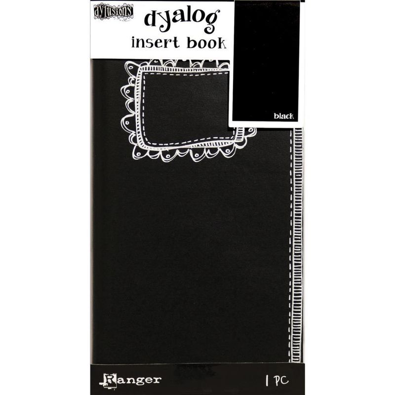 Dyan Reaveley&#39;s Dylusions Dyalog Insert Books - Black #2