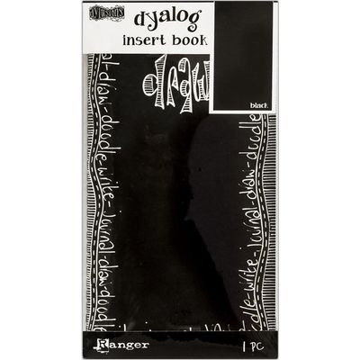 Dyan Reaveley&#39;s Dylusions Dyalog Insert Books - Black