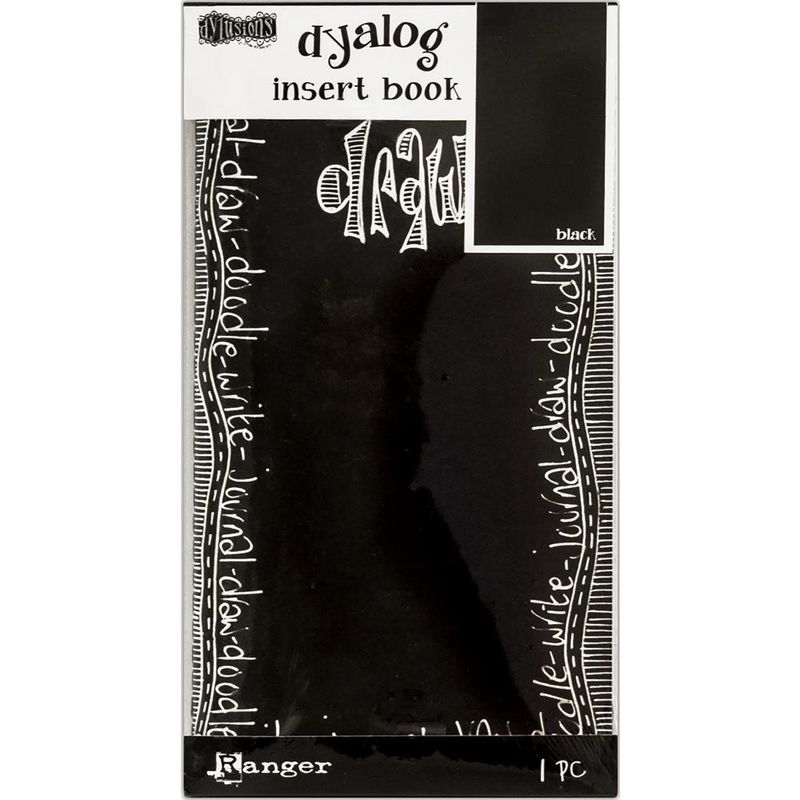 Dyan Reaveley&#39;s Dylusions Dyalog Insert Books - Black