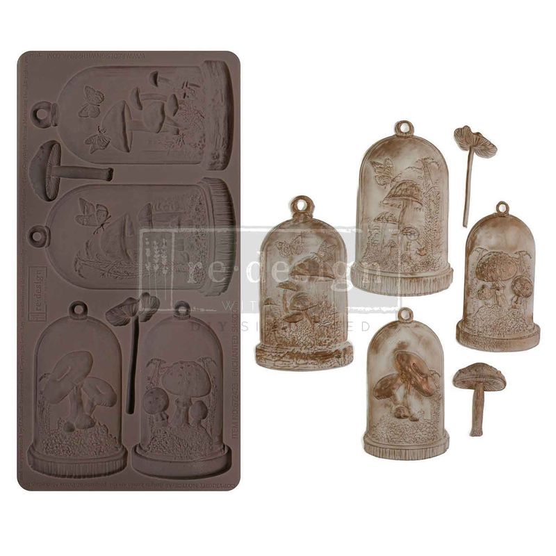 Prima Marketing - Re-Design - 5&quot;x10&quot; Silicone Mould - Enchanted Shroom