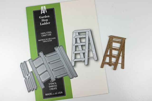 Poppystamp Dies - Garden Step Ladder