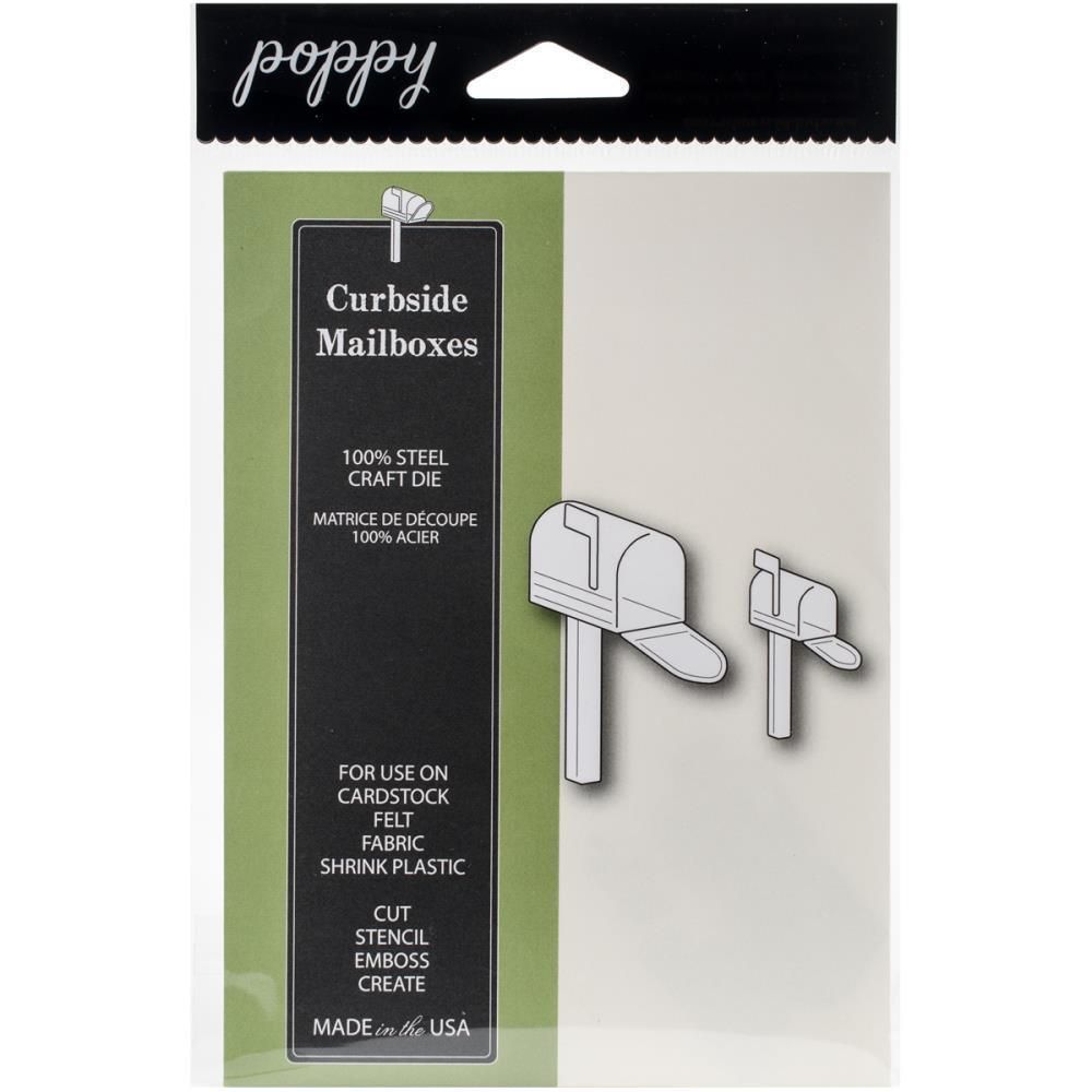 Poppystamp Dies - Curbside Letterbox