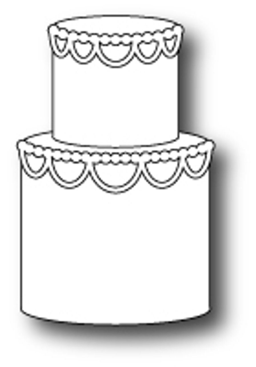 Poppystamp Dies - Tiffany Cake