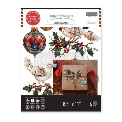 Prima Marketing Re-Design - Middy Decor Transfer - Gilded Elegance