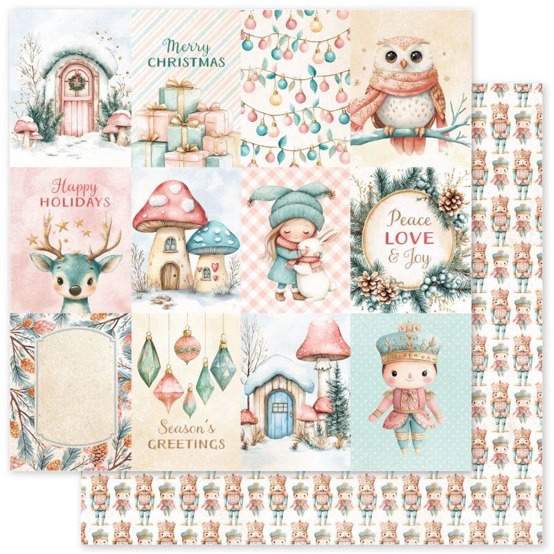 Paper Rose - Fairytale Christmas - 12&quot;x12&quot; Double-sided Paper - E