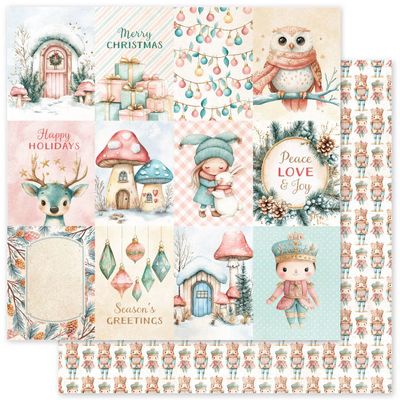 Paper Rose - Fairytale Christmas - 12&quot;x12&quot; Double-sided Paper - E