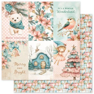 Paper Rose - Fairytale Christmas - 12&quot;x12&quot; Double-sided Paper - C