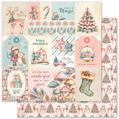 Paper Rose - Fairytale Christmas - 12&quot;x12&quot; Double-sided Paper - A