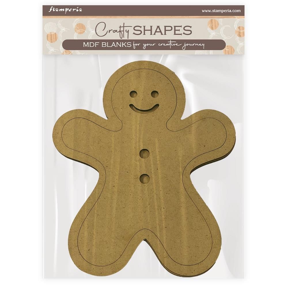 Stamperia - Crafty Shapes - Candy Christmas - Gingerbreads