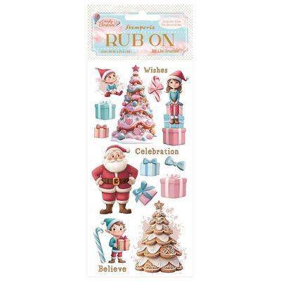 Stamperia - Candy Christmas - Rub-ons - Santa Claus