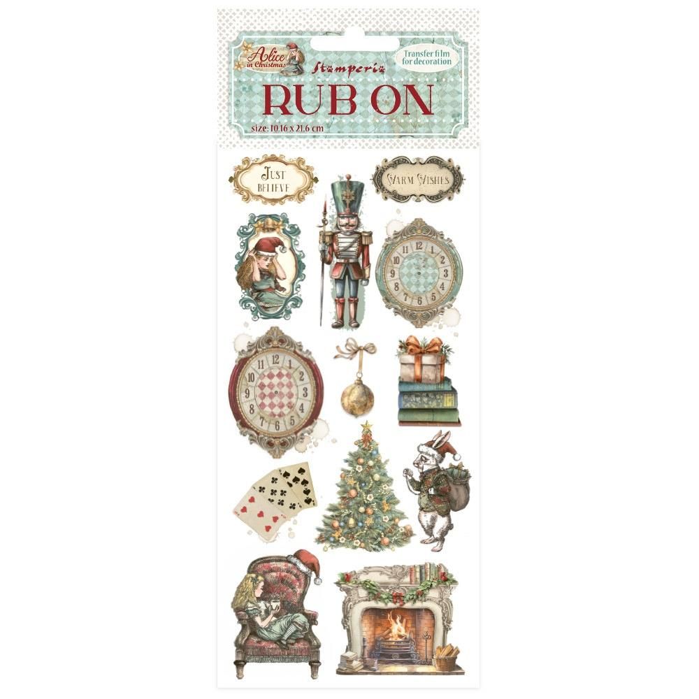 Stamperia - Alice in Christmas - Rub-on - Soldiers
