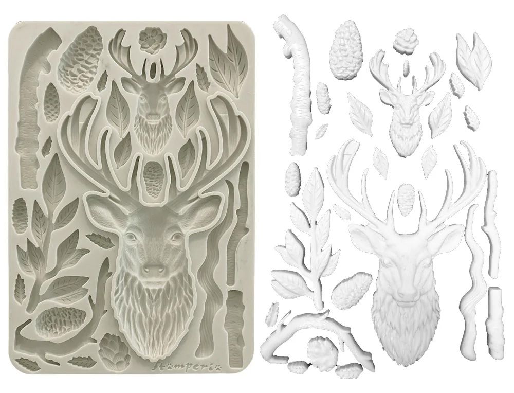 Stamperia - A5 Silicone Mould - The Owl&#39;s House - Deer