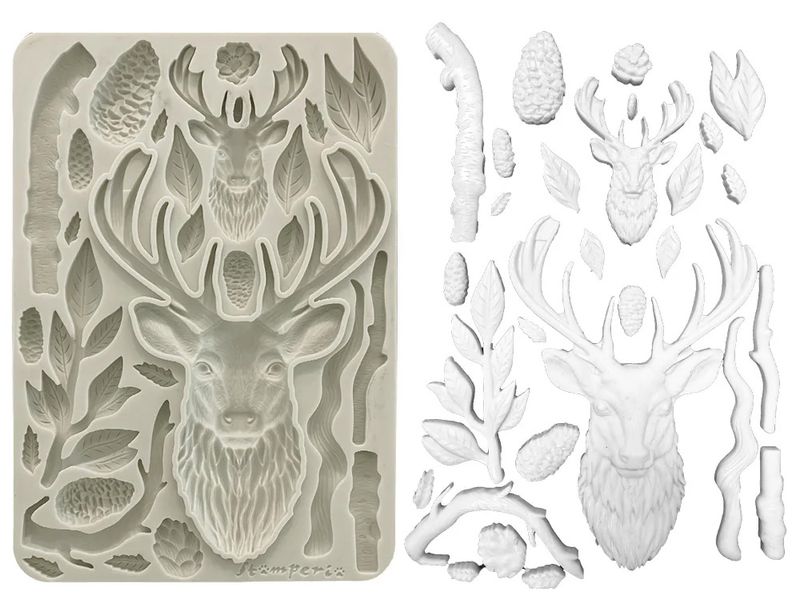 Stamperia - A5 Silicone Mould - The Owl&#39;s House - Deer
