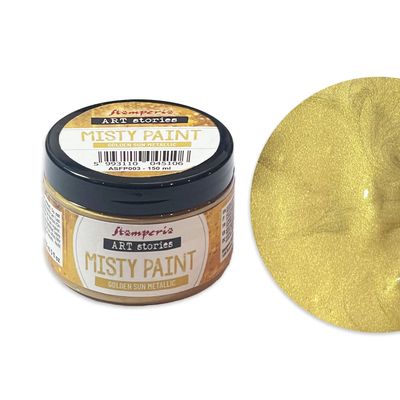 Stamperia - Misty Paint - Metallic - Golden Sun