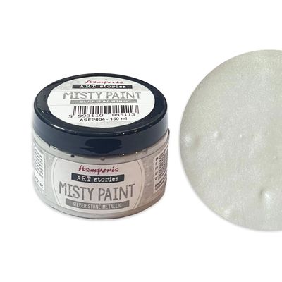 Stamperia - Misty Paint - Metallic - Silver Stone