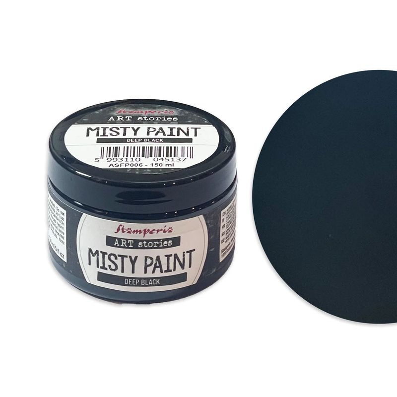 Stamperia - Misty Paint - 150ml - Deep Black