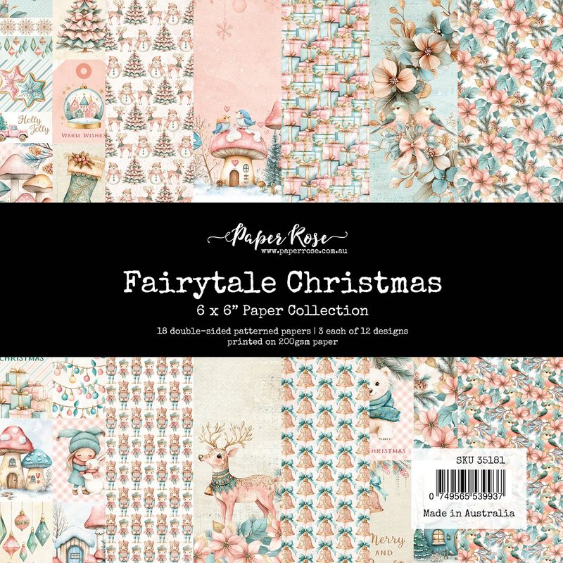 Paper Rose - Fairytale Christmas - 6&quot;x6&quot; Double-sided Paper Collection