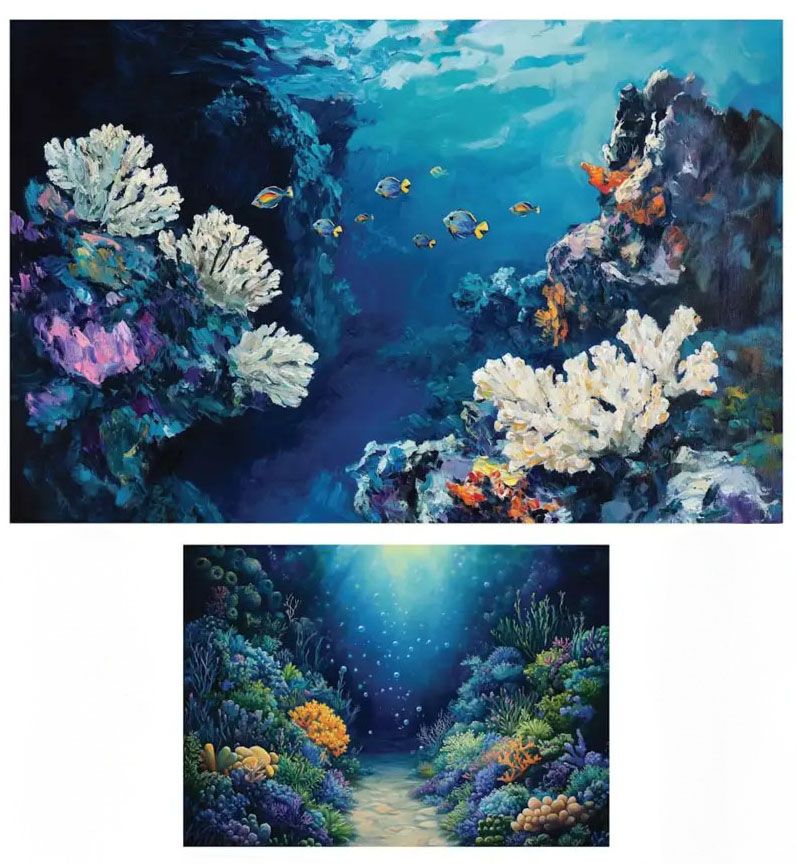 Prima Marketing Re-Design - Tissue Paper - 2 Set - 19&quot;x30&quot; + A3 - The Living Reef