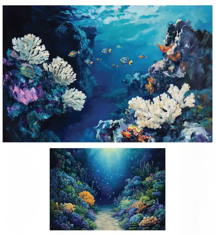 Prima Marketing Re-Design - Tissue Paper - 2 Set - 19&quot;x30&quot; + A3 - The Living Reef