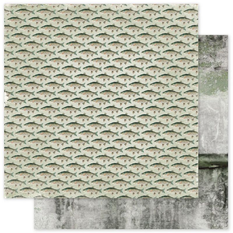 Paper Rose - 12&quot;x12&quot; Double-sided Paper - Lakeside Memories - E