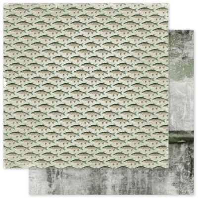 Paper Rose - 12&quot;x12&quot; Double-sided Paper - Lakeside Memories - E