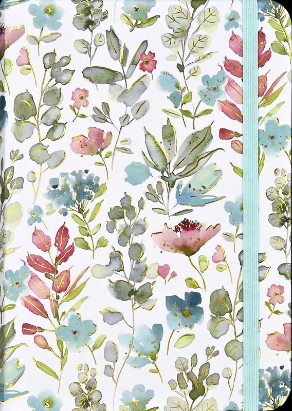 Peter Pauper Press - Lined Journals - 5&#39;&#39; x 7&#39;&#39; - Floral Watercolour
