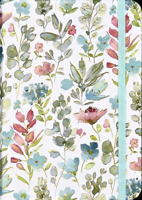 Peter Pauper Press - Lined Journals - 5&#39;&#39; x 7&#39;&#39; - Floral Watercolour