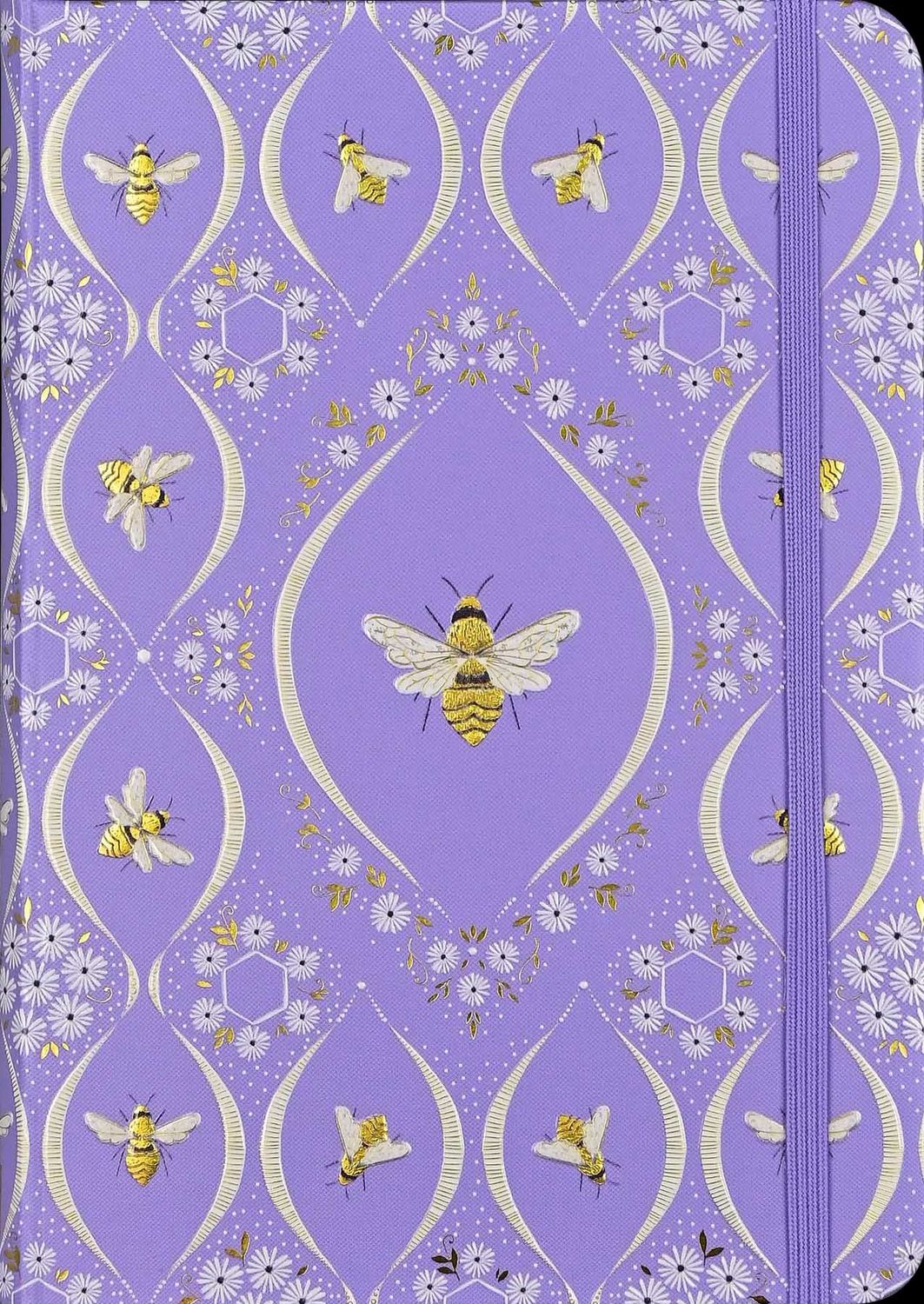 Peter Pauper Press - Lined Journals - 5&#39;&#39; x 7&#39;&#39; - Florentine Bees