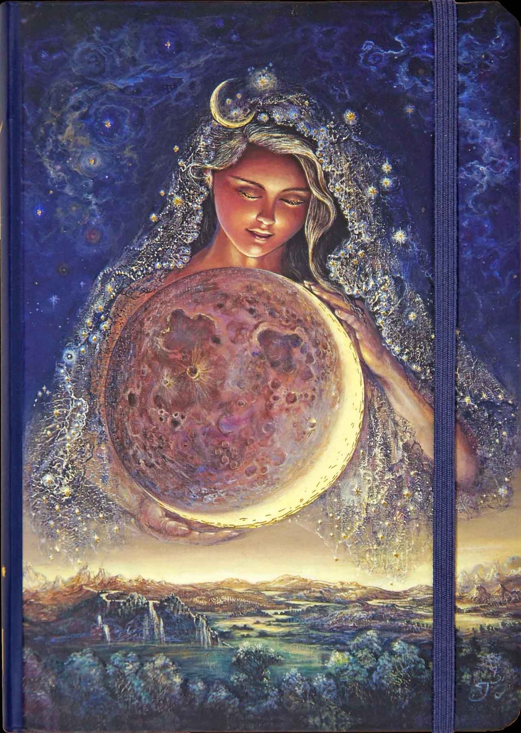 Peter Pauper Press - Lined Journals - 5&#39;&#39; x 7&#39;&#39; - Moon Goddess