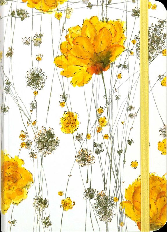 Peter Pauper Press - Lined Journals - 5&#39;&#39; x 7&#39;&#39; - Yellow Flowers