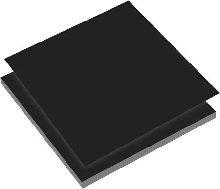 Couture Creations - 12"x12" Smooth Cardstock - Black (Single Sheet) 280gsm