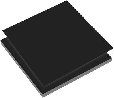 Couture Creations - 12&quot;x12&quot; Smooth Cardstock - Black (Single Sheet) 280gsm