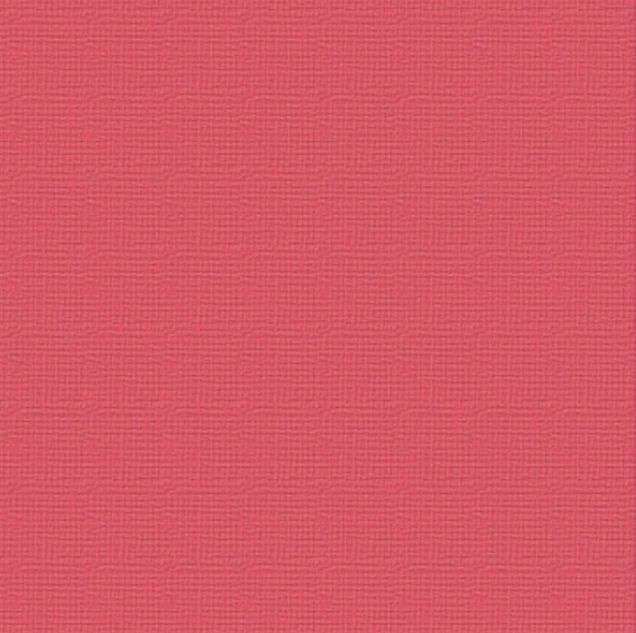 Couture Creations - 12&quot;x12&quot; Textured Cardstock - 216gsm - Rubellite