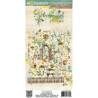 49 and Market - Botanical Buzz - Laser Cut Outs - Elements