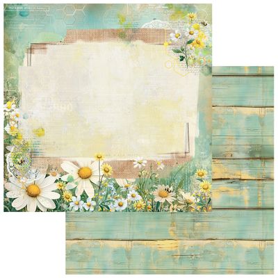 49 and Market - Botanical Buzz - 12&quot;x12&quot; Double-sided Paper - Fresh