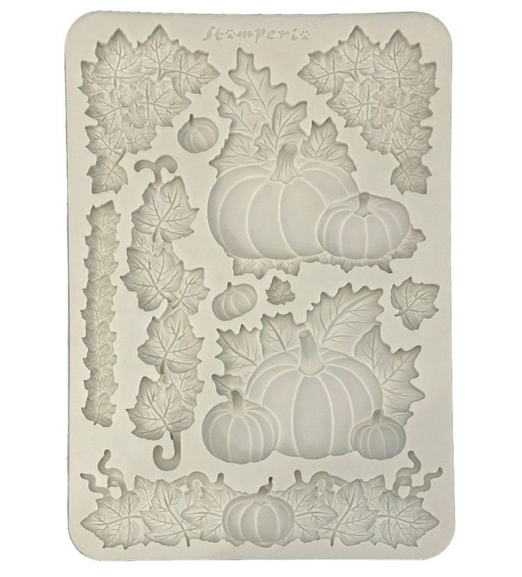 Stamperia - A5 Silicone Mould - Whispering Woods - Pumpkins