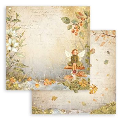 Stamperia - Whispering Woods - 12&quot;x12&quot; Double-sided Paper - Fairy