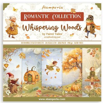 Stamperia - Whispering Woods - 8&quot;x8&quot; Double-sided Paper Pad