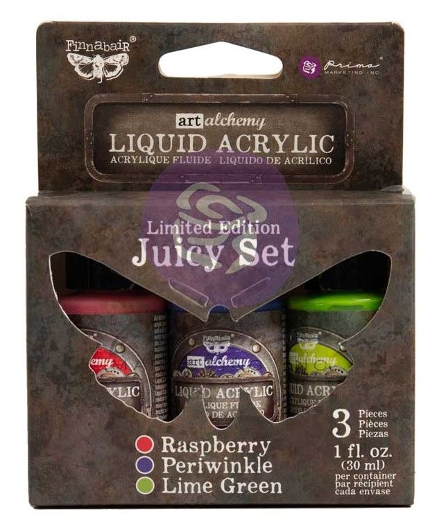 Prima Marketing - Finnabair - Liquid Acrylics Set - Juicy Set