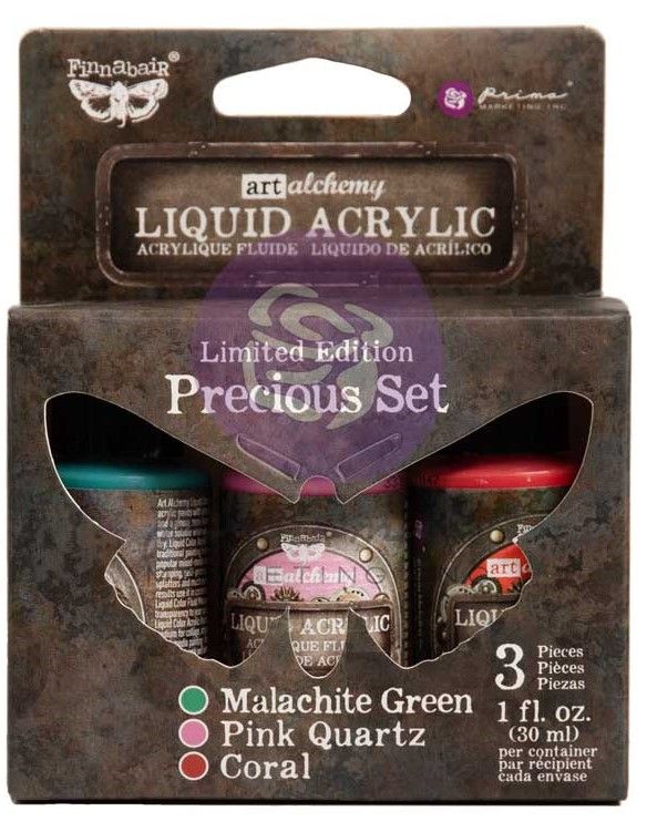 Prima Marketing - Finnabair - Liquid Acrylics Set - Precious Set